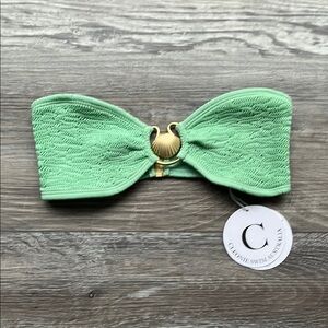 Cleonie Swimin Australia bikini top Mint Green New with tags